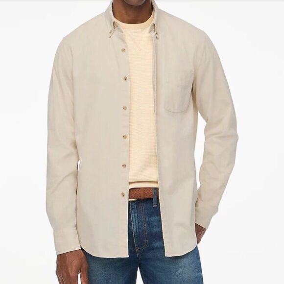 J. Crew CD698 Textured Corduroy Shirt For Men size xL NWOT - Picture 1 of 5